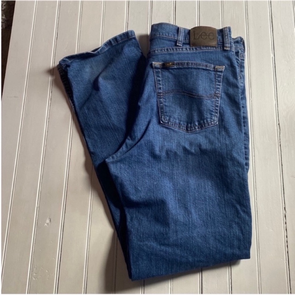 Lee Relaxed Fit Jeans Medium Wash Size 34x34